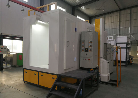 6m Panjang Electrostatic Powder Coating Room / Bubuk Cat Semprot Booth